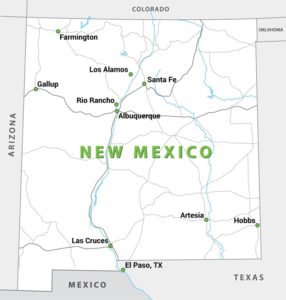 Service Area Map - SYNLawn New Mexico
